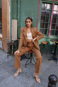 Pantalon Zoé - Caramel Bretagne