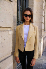 Upload image to gallery, Short jacket Victoire - Jaune Pale Montmartre
