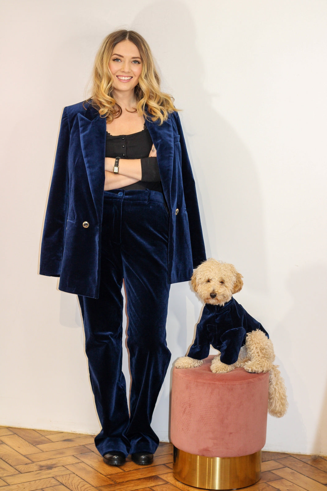 Veste Ciboulette Pour Chien - Bleu Nuit St Germain