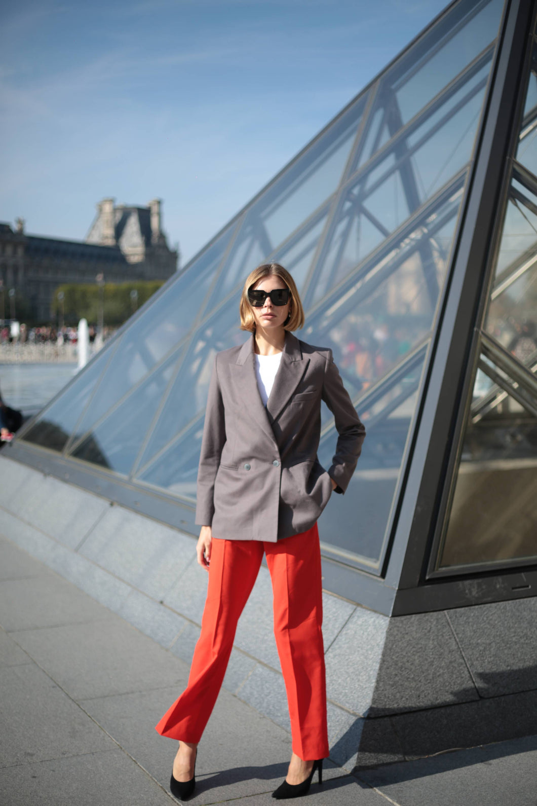 Louise -Chambord Grey Jacket