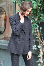 Upload image to gallery, Louise Jacket - Black Saumur Stripe
