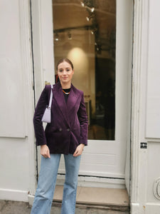 Louise Jacket -Violet Cassis