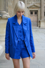 Charger l&#39;image dans la galerie, Veste oversize Mathilde - Bleu Royal Limoges
