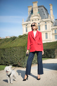 Veste Oversize Mathilde - Rouge Amour