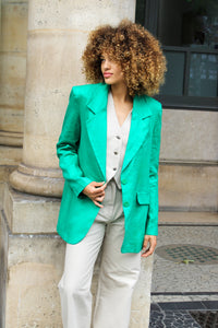 Veste oversize Mathilde - Vert Bercy