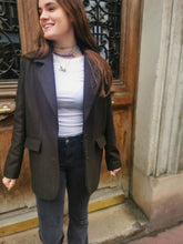 Charger l&#39;image dans la galerie, Veste oversize Mathilde - Marron foncé de Payne

