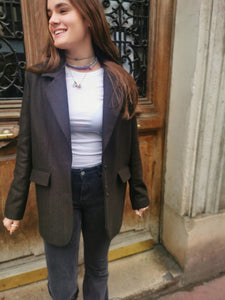 Veste oversize Mathilde - Marron foncé de Payne