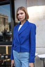 Upload image to gallery, Short Jacket Victoire - Classic Cobalt
