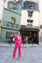Upload image to gallery, Mathilde Oversized Jacket - Pink Fuchsia Burgundy
