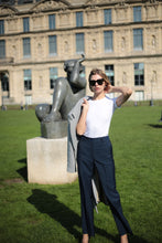 Charger l&#39;image dans la galerie, Pantalon Zoé - Bleu Foncé Fontainebleau
