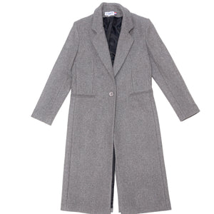 Manteau gris en laine