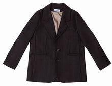 Charger l&#39;image dans la galerie, Veste oversize Mathilde - Marron foncé de Payne

