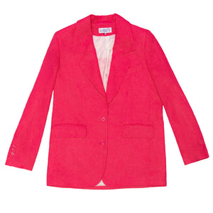 Oversized jacket Mathilde - Fuchsia Pink Burgundy