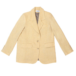 Veste oversize Mathilde - Jaune Miel Montmartre