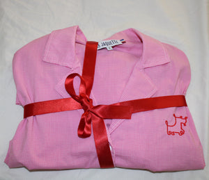 Pyjamas en coton rose
