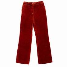 Upload image to gallery, Red brown velvet pants
